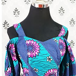 Ankara Peplum Blouse