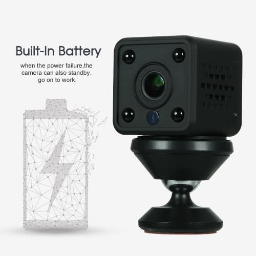 Wireless Ip Camera Battery Powered Mini Camera Night Version Motion Sensor