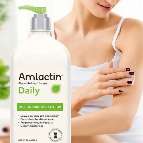 Amlactin Daily Moisturizing Lotion -Alpha-hydroxy Therapy - 20oz/567g