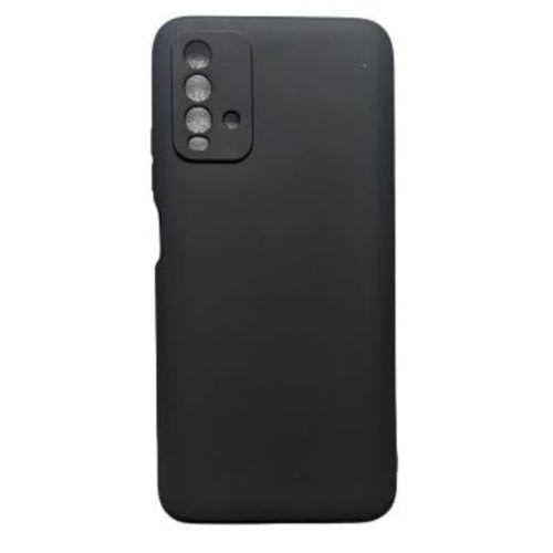 Silicon Back Case For Xiaomi Redmi 9t - Black