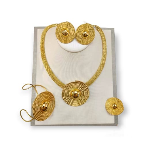 Gold Design Jewelry Set