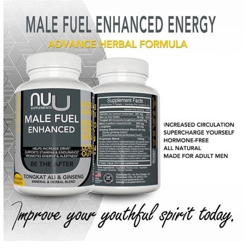 Male Fuel Libido Enhanced Tongkat Alii And Ginseng - 40 Tablets