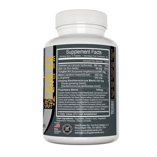 Male Fuel Libido Enhanced Tongkat Alii And Ginseng - 40 Tablets