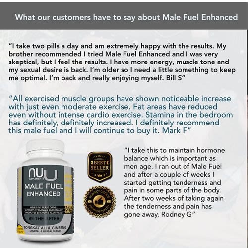 Male Fuel Libido Enhanced Tongkat Alii And Ginseng - 40 Tablets