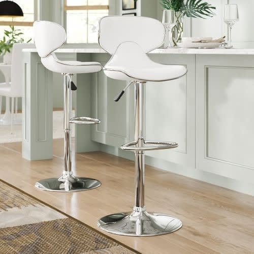 Love Barstool - Set Of 2 White