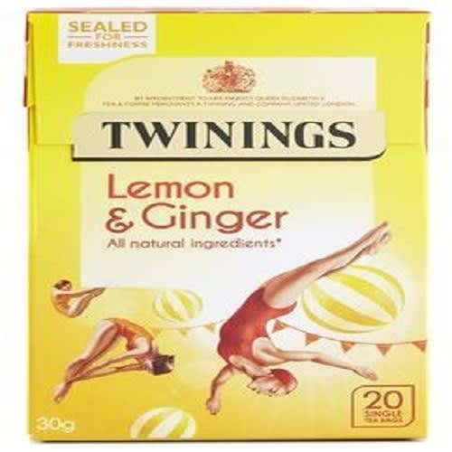 Lemon And Ginger -20 Teabags In A Pack
