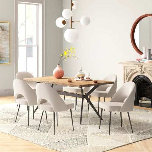 Pepsofa - Viera 6 Seater Modern Dinning Set