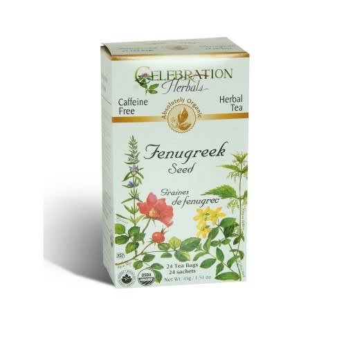 Organic Fenugreek Seed Tea Caffeine Free - 24 Herbal Tea Bags