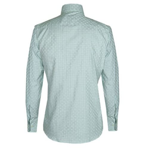 Men's Drafted Shirt - Mint Green - Msht-4523