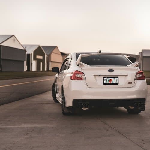 License Plate Number Guide - 2pieces