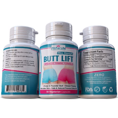 Fit For Life Max Strength Butt Lift Pueraria Mirifica Natural Boob & Butt- 60cap
