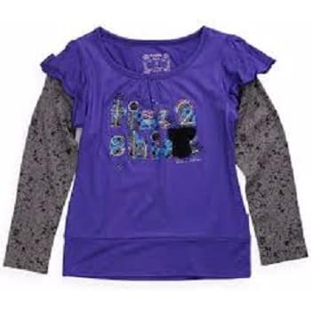 Double Sleeve Graphic Top
