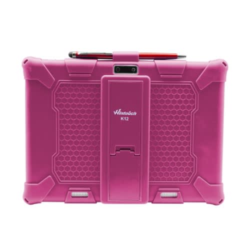 Zoom Enabled - Dual Sim Tablet Android 5.0 - 16GB Storage - 1GB RAM - 9.6" - Pink Silicon Pouch