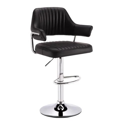 Celeb Chrome Padded Stool