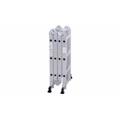 Foldable Multipurpose Aluminium Ladder With Twin Stabilizers - 4x2