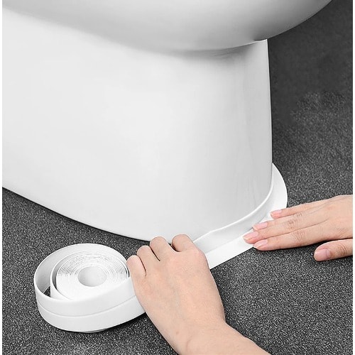 PVC Sealing Strip For Kitchen, Bathroom And Walls Gaps - 3.2m - White