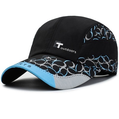 Designer Face Cap - Black