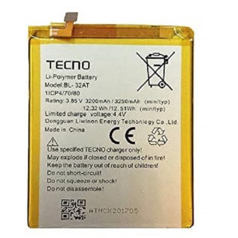 Replacement Internal Battery For Tecno - Bl-32at