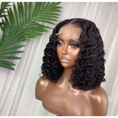 Full Closure Deep Wave Curly Wig