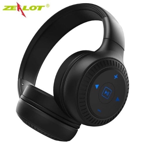 Super Bass Touch Control Wireless Bluetooth Headphone - Black