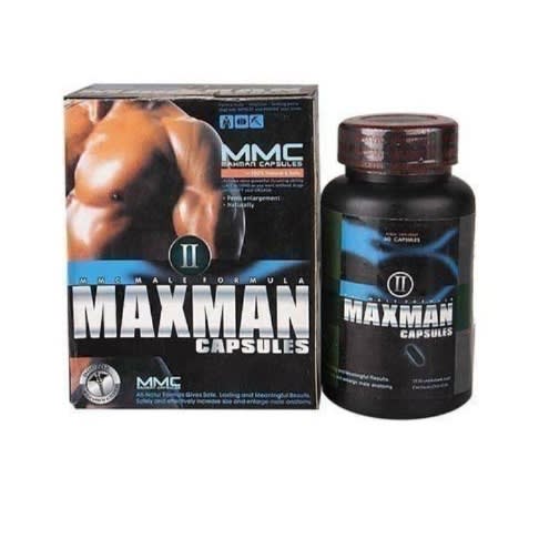 Maxman Ii Herbal Capsule: 100% Penis Enlargement And Enhancement Pill-60 Capsules