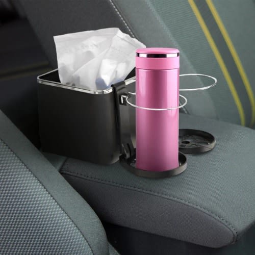 Multi-function Tissue Box Organizer With Bottle Holder