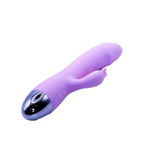 Rabbit Dildo Vibrator - Purple