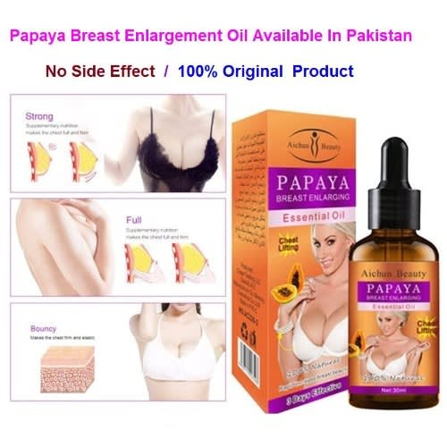 Natural Papaya Breast Lifting Enlargement Enlarging Essential Oil -30ml