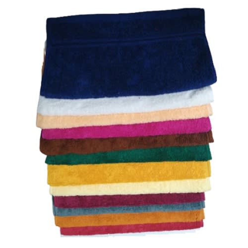 Colorful Face Towel - 24 Pieces - 10''