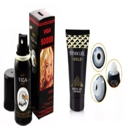Dick Enlargement Gel Plus Delay Sex Spray (45ml each)