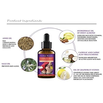 Garlic Hip Enlargement Oil - 30ml