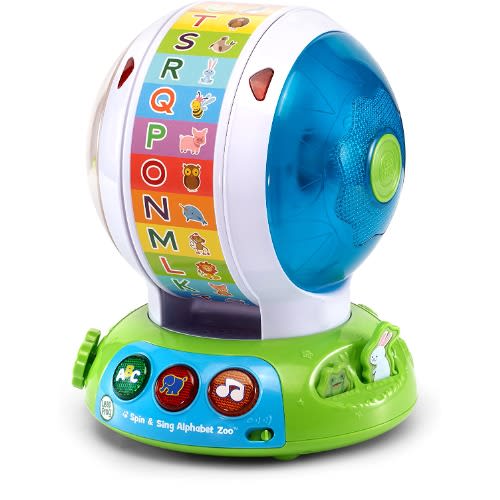 Spin And Sing Alphabet Zoo: Interactive Teaching Toy For Baby