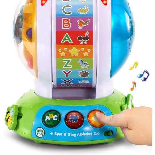Spin And Sing Alphabet Zoo: Interactive Teaching Toy For Baby