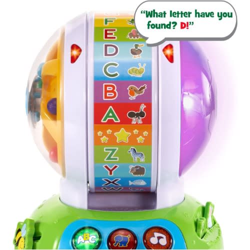 Spin And Sing Alphabet Zoo: Interactive Teaching Toy For Baby