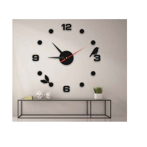 15 Inches Small unique 3d Diy Sticker Clock