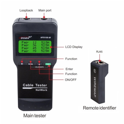 Network Cable Tester - Nf-8108m