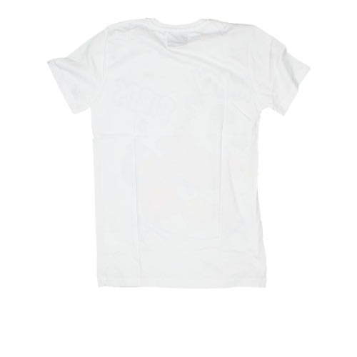 Butterfly Teens Unisex T-shirt- White Multicolour