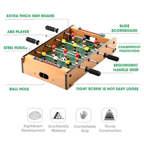 Mini Wooden Tabletop Football Soccer Game