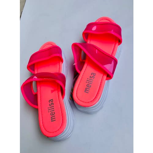 Women’s Wedge Slippers - Pink