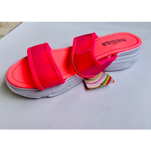 Women’s Wedge Slippers - Pink