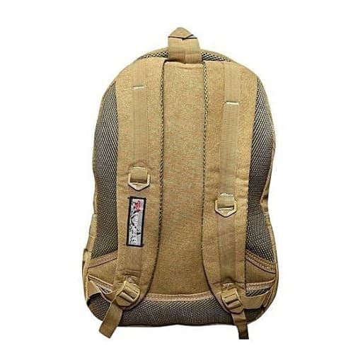 Travel Laptop And School Backpack Bag - Brown + Free Gift