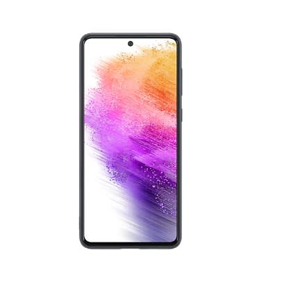 Silicone Back Case For Samsung A53 - Black + Free Screen Protector