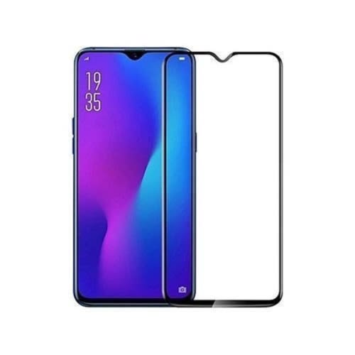 Full Cover Tempered Glass For Infinix S4 X626  - Black