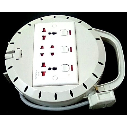 Electric 10m 4 Socket 13a Extension Reel