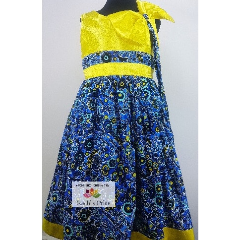 Chic Daviva Ankara Dress With Satin