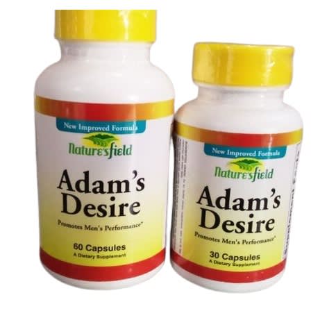 Nature's Field Adam's Desire- Sexual Performance Booster by 30+60 - 2 Packs