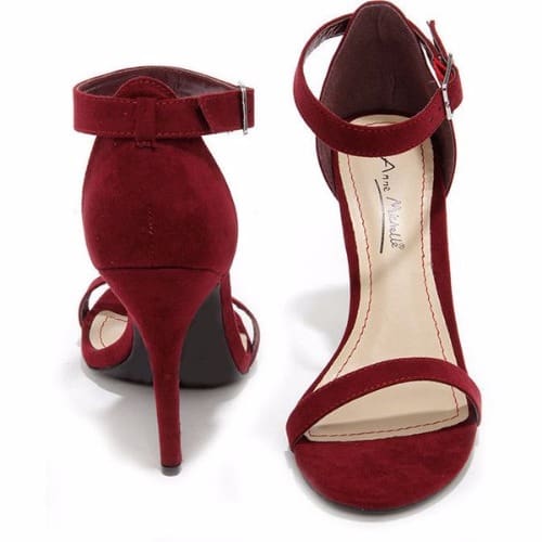 Enzo Ankle Strap Heels