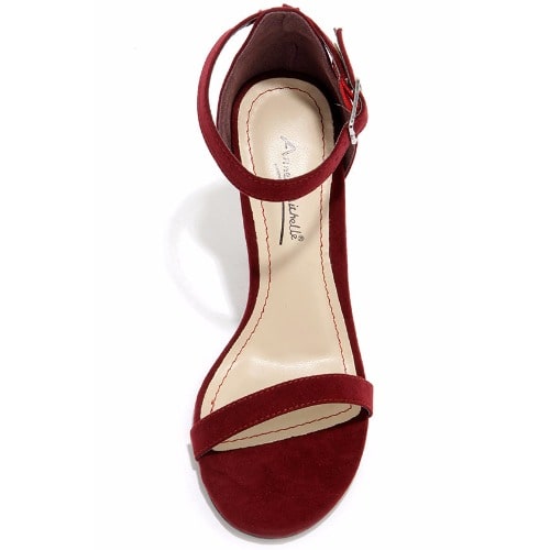 Enzo Ankle Strap Heels