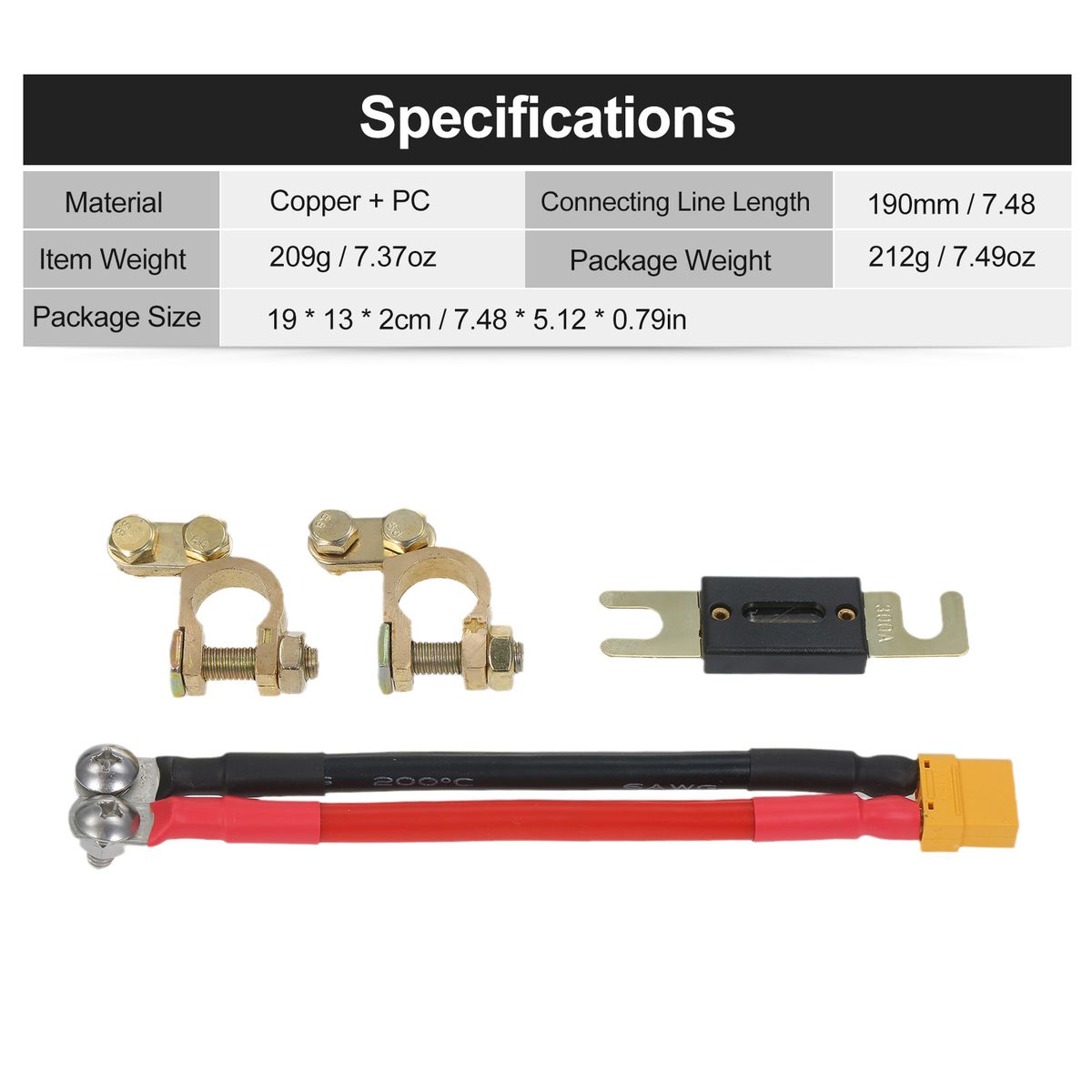 SEQURE SQ-SW1 Car Battery Connection Kit For Spot Welder