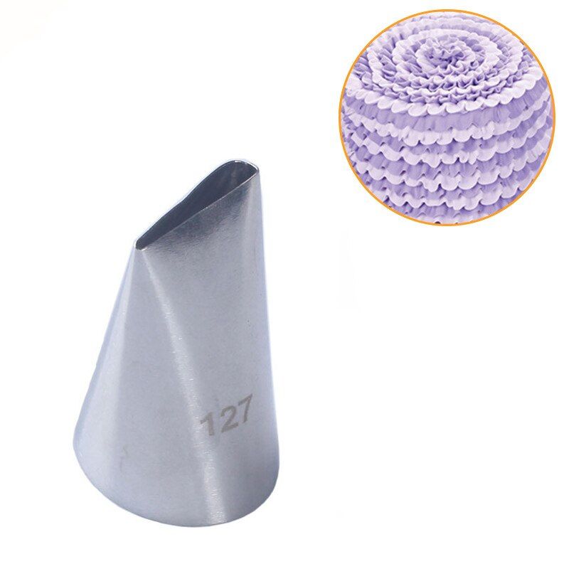 #127 Stainless Steel Rose Flower Petal DIY Icing Piping